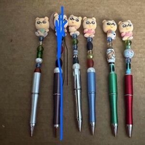 Cute Animal Bead Pens Set